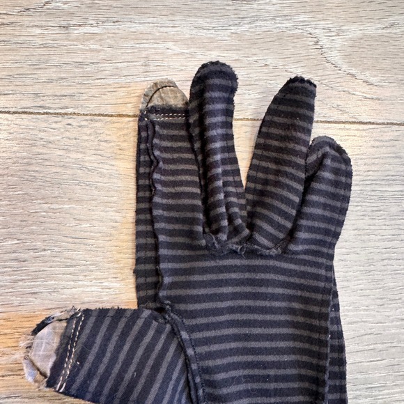 Lululemon Run With Me Gloves Mini Hyper Stripe Black / Black Rulu Fabric - Picture 4 of 6